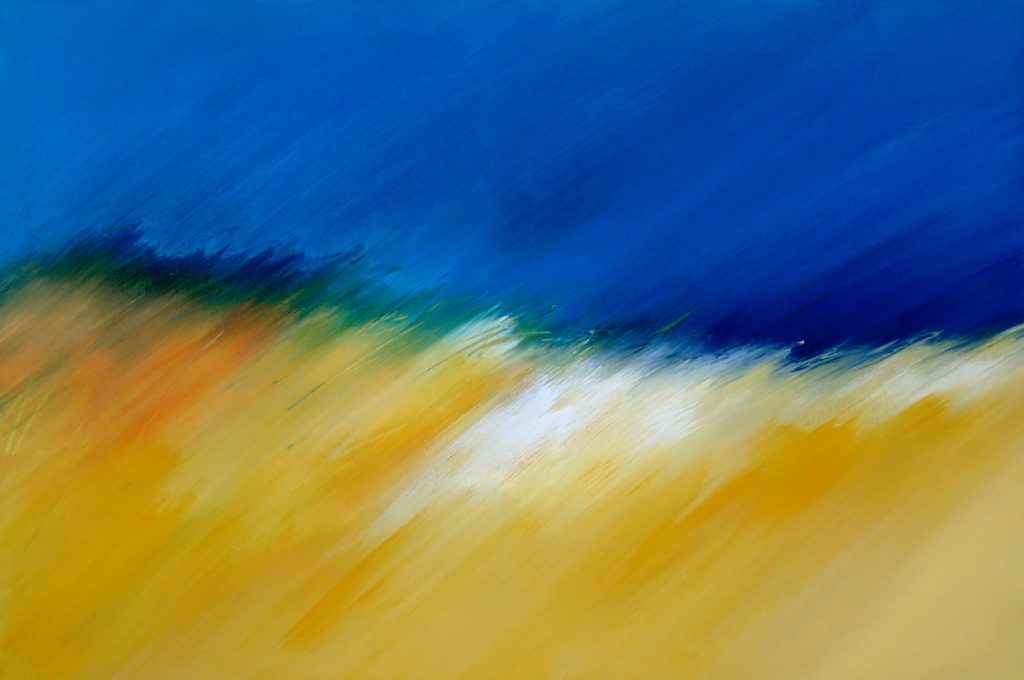 serie: himmel und meer | ohne titel | 120 x 80 cm | acryl auf leinwand