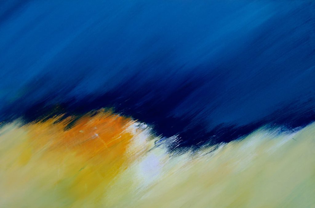 serie: himmel und meer | ohne titel | 120 x 80 cm | acryl auf leinwand