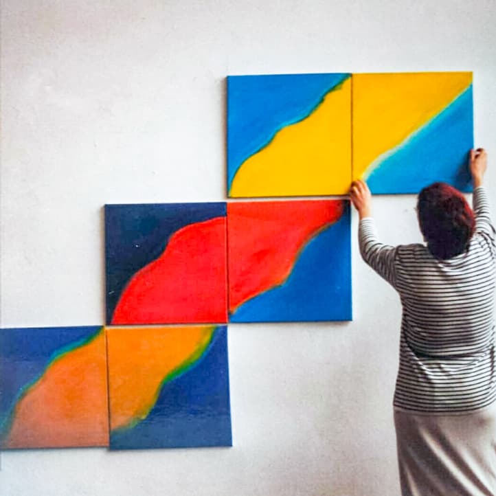 serie: spielbild | ohne titel | 50 x 50 cm | acryl auf leinwand