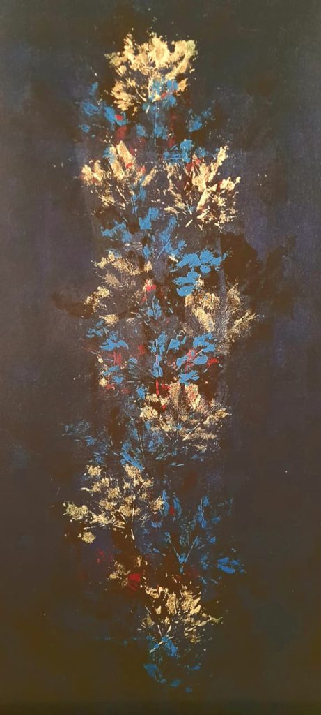 serie: herbstsinfonie | ohne titel | 40 x 80 cm | acryl auf leinwand